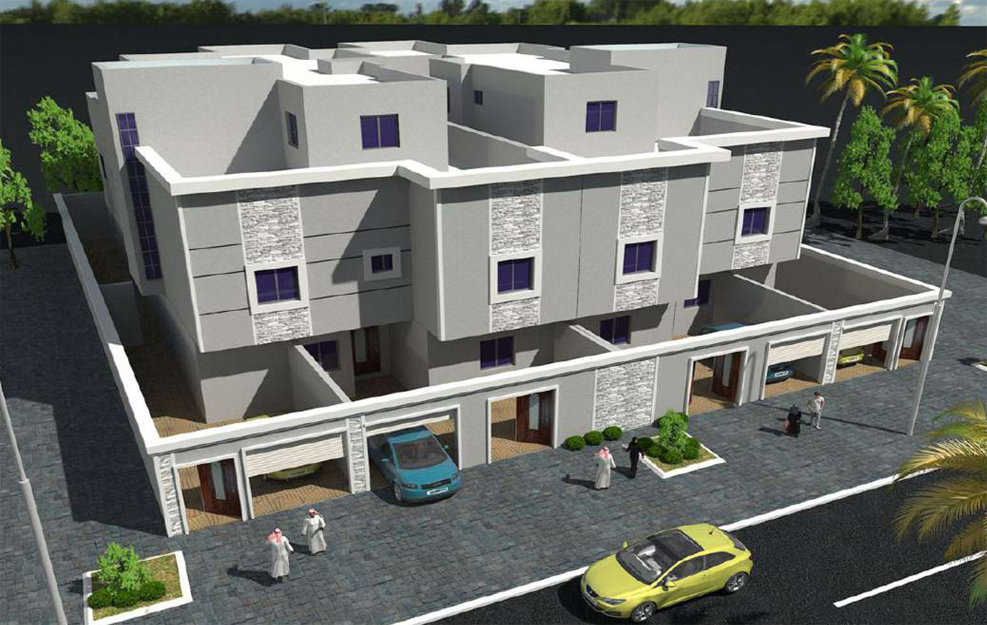 Duplex residential villa
